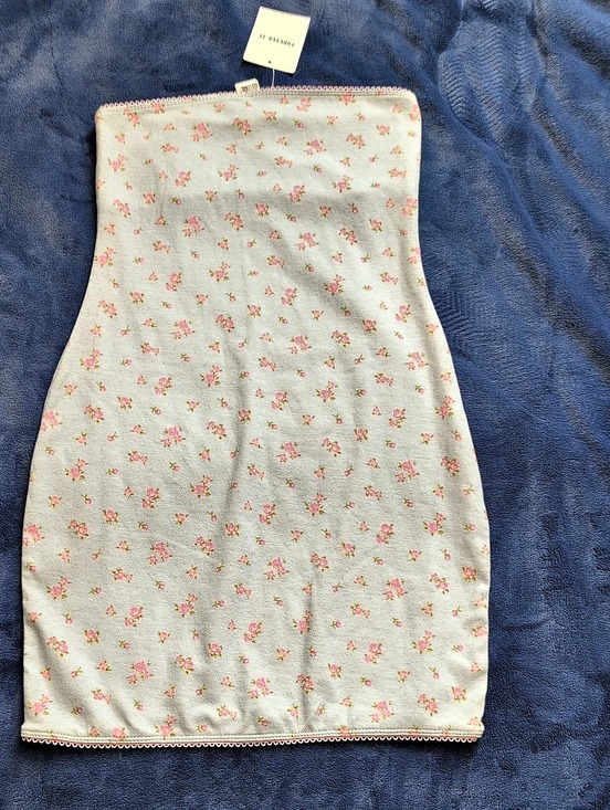Forever 21 Dresses & Skirts - Forever 21 Floral Mini Dress in Blue & Pink Size Small NWT